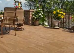 porcelain paving on a patio St. Catharines ON